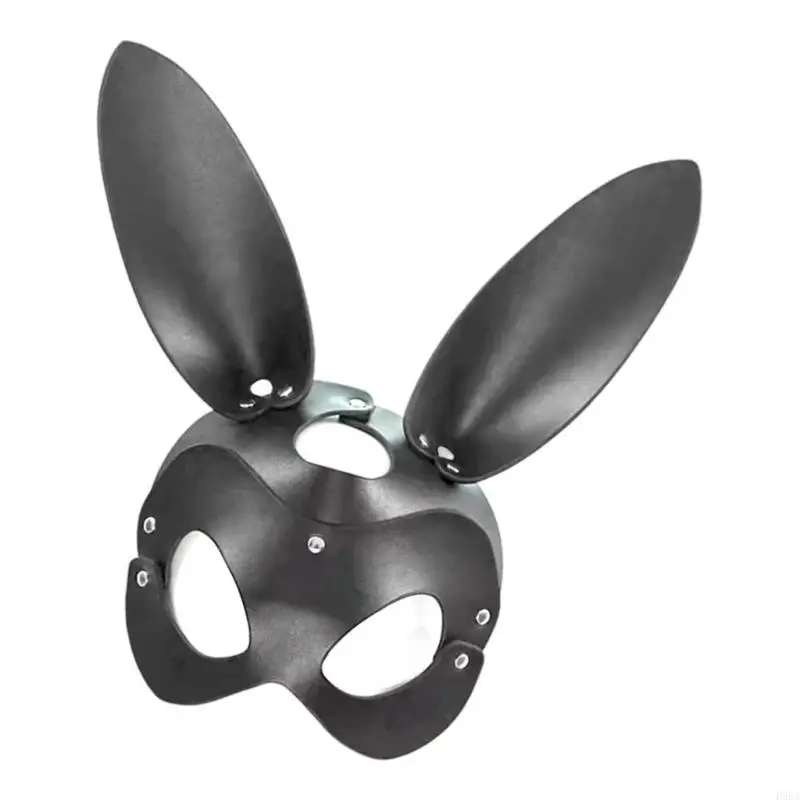 P88A Adjustable Rabbit Girls Face Covering Theatrical Performances Accessory Practical Face Cover for Women Girls