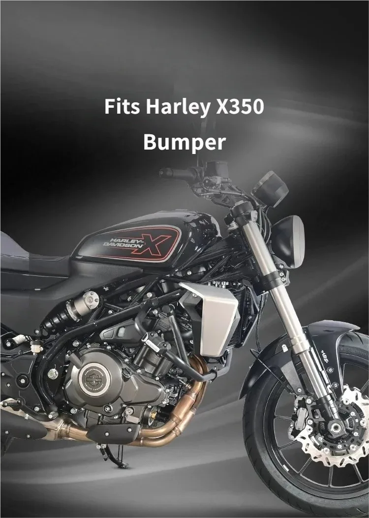 

For X350 Motorcycle Racing Crash Bar, Full Surround Engine Bumper With Shock Absorbing Structure Anti-Fall Protector Mod Parts