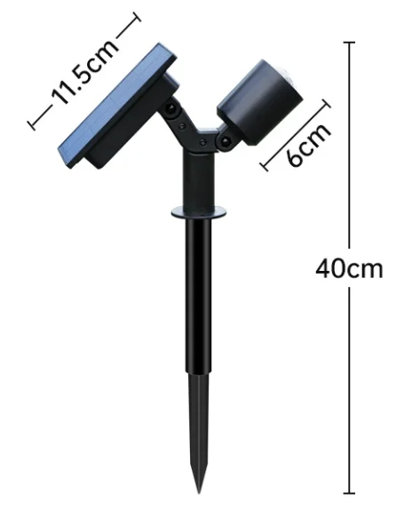 New Solar Lawn Light Outdoor Garden Decoration Plug-in Light Yard Road Lighting Solar Spotlights