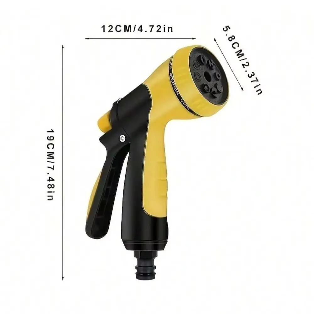 Foam Water Spray Gun Set, Adjustable Spray, Hose Accessories, With Foam Bottle Brass Quick Connector, Garden Plant Irrigation