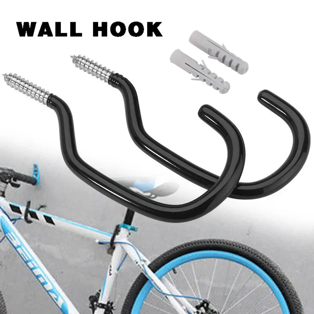 

2Pcs Bike Wall Stand Holder Large Road Bicycle Storage Hooks Wall Mount Bike Cycle Hanger Brackets Cycling Bicycle Parts