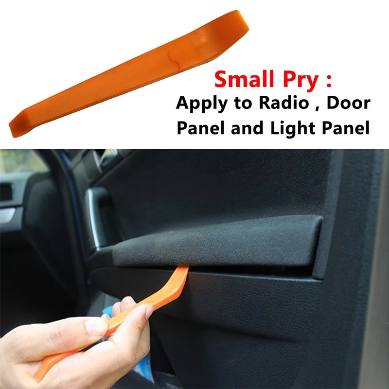 Palanca de plástico portátil para coche, Panel de Radio, Clip de puerta, embellecedor de Panel, instalador de extracción de Audio, herramientas manuales de reparación, 4 piezas, nuevo