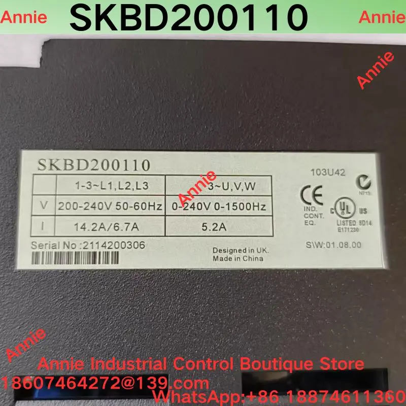 brand-new.  SKBD200110 Emerson CT Commander-SK Variable Frequency Drive