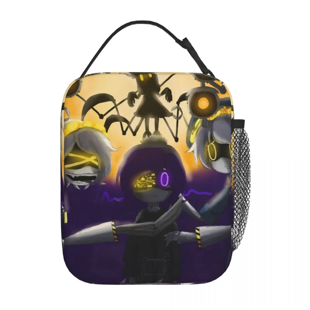 

Изолированная сумка для обеда с мультяшными дронами, большая вместительная сумка-холодильник для обеда, сумка-тоут, ланч-бокс для офиса, путешествий, мужчин и женщин