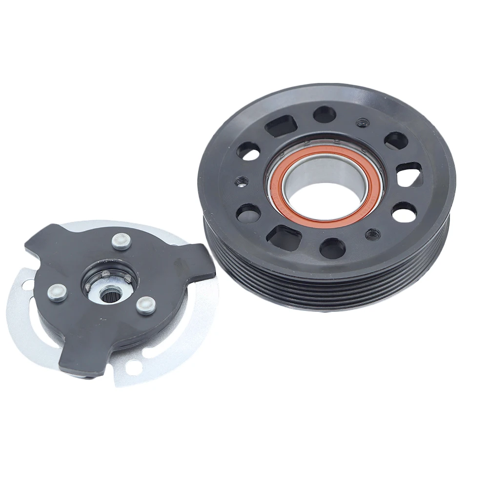 Nowe koło pasowe sprzęgła sprężarki klimatyzacji PXE16 AC do VW Volkswagen TIGUAN JETTA 1.9 2.0 1K 0820803 S 1K 0820803 Q 1K 0820808 DX — zdjęcie 2
