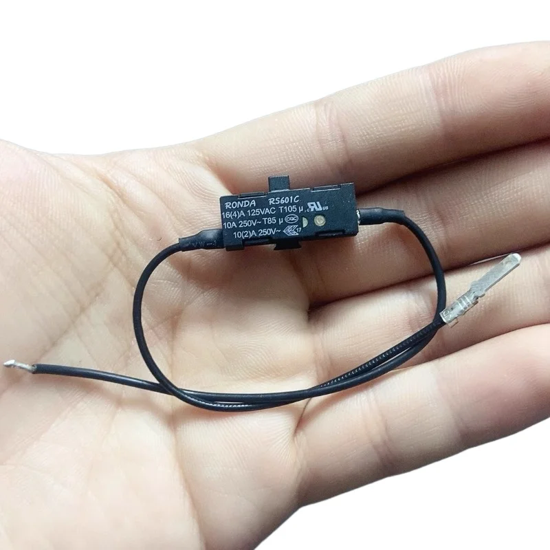 1 piece of hair dryer power switch with wire toggle sliding push plate switch diy use
