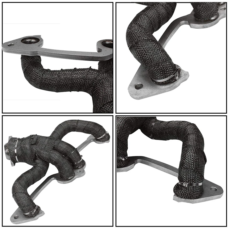 1.5M Roll Heat Shield Motorcycle Exhaust Thermal Tape Header Pipe Heat Wrap Tape Thermal Protection with Stainless Ties view 5