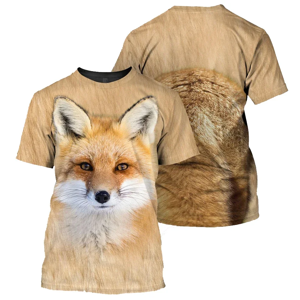 HX New Fashion T-shirts Funny Cute Cattle Bull Front and Back 3D Printed T Shirts Men Women Casual Shirts Male Female Tops