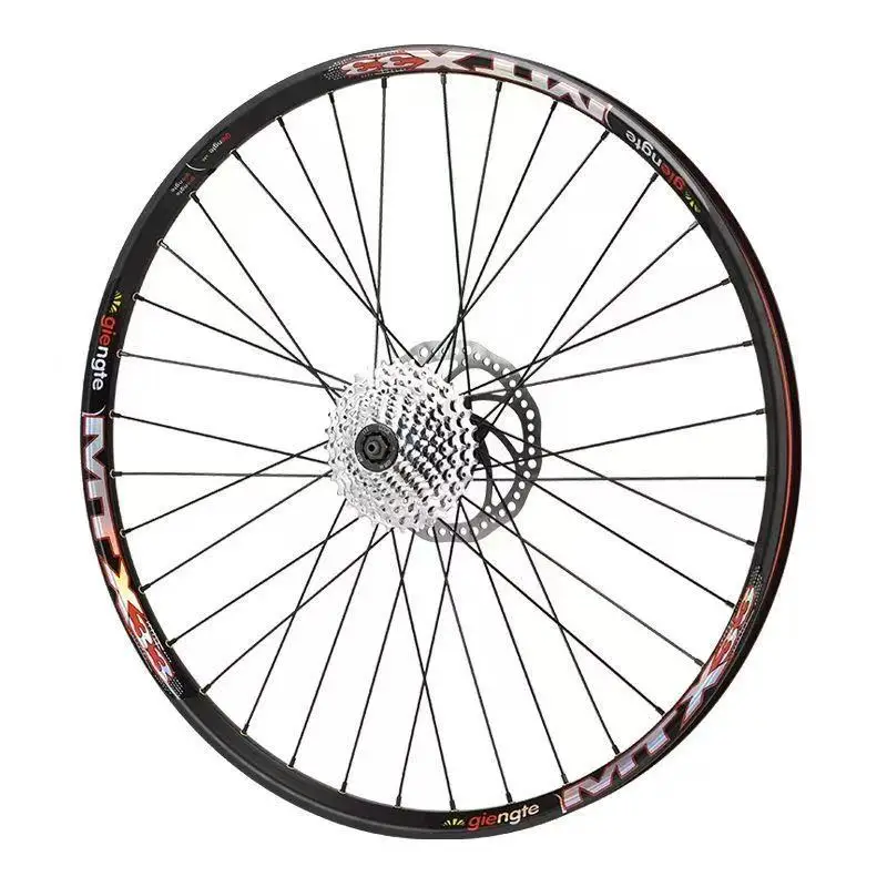 MTX Alloy Quick Release Naaf MTB Mountainbike Wielset - 26/27,5 Inch HG Freehub 120 POE Compatibel met 21/24 Versnellingen Cassette ​ - afbeelding 2