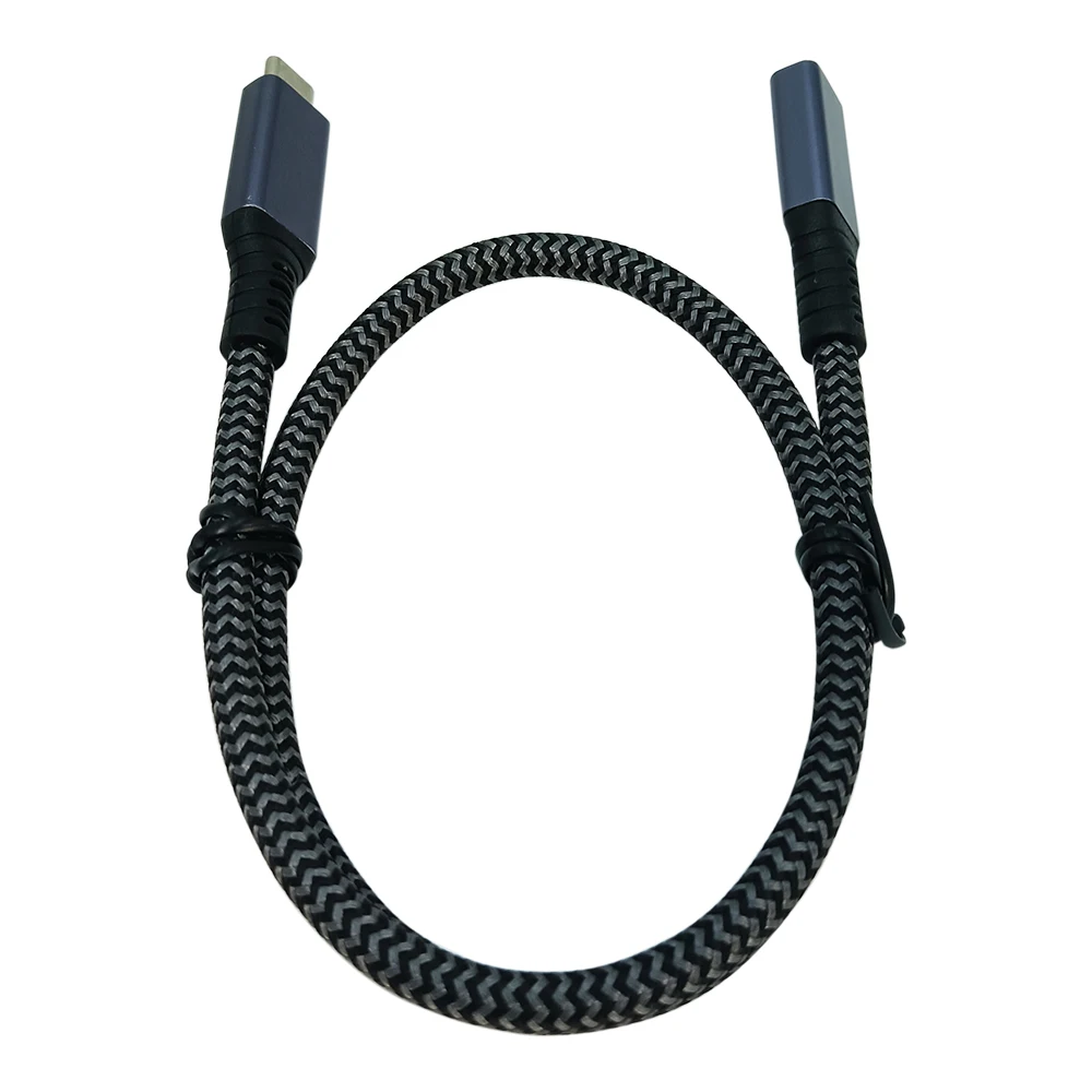 10 個の Type-c 延長ケーブル (3.3フィート/1m/40Gbps/240W) USB 3.2 USB 4.0 延長ケーブル オス-メス延長ケーブル 高速充電 & 同期