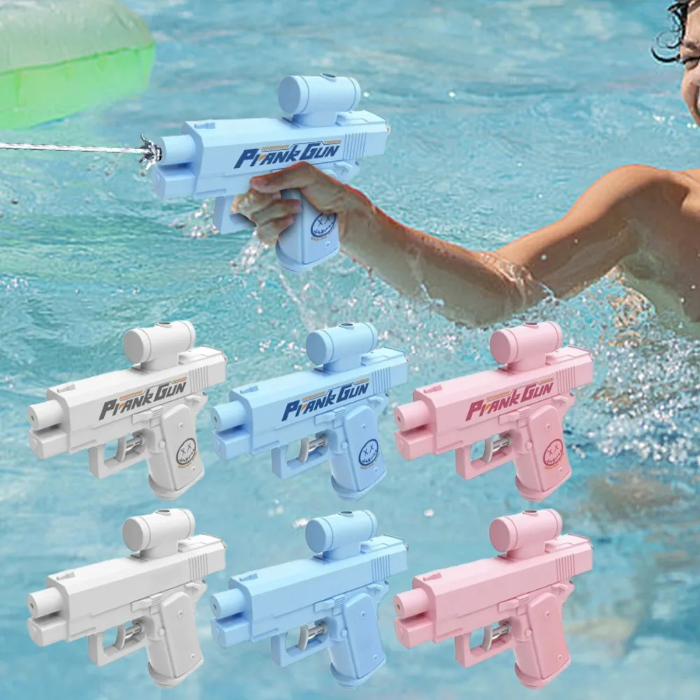 

Mini Handheld Manual Water Gun Toy Summer Seasides Children Adult Outdoor Swimming Pool Party Prank Two-Way Squirt Water Gun