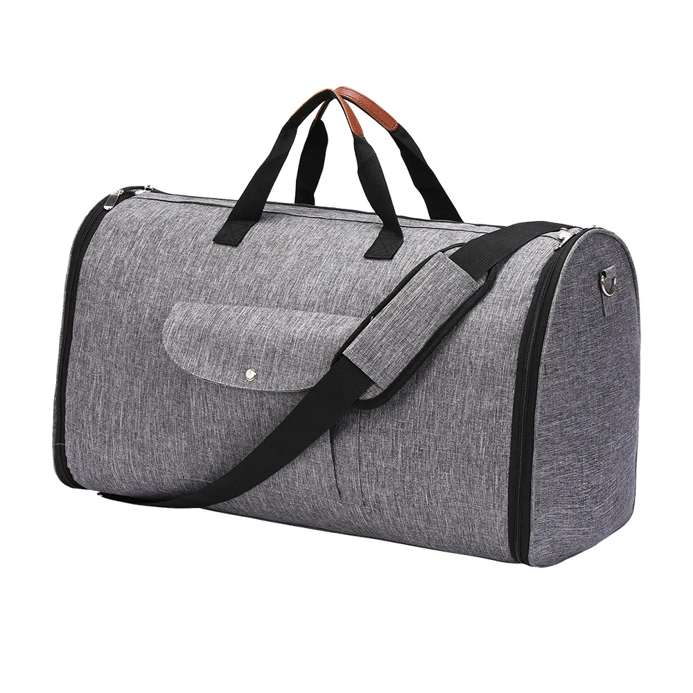 New  Garment  Business Travel Storage Solid Color Bag for  Men Male Business Weekend Bag for Carry on Luggage  Suitcases