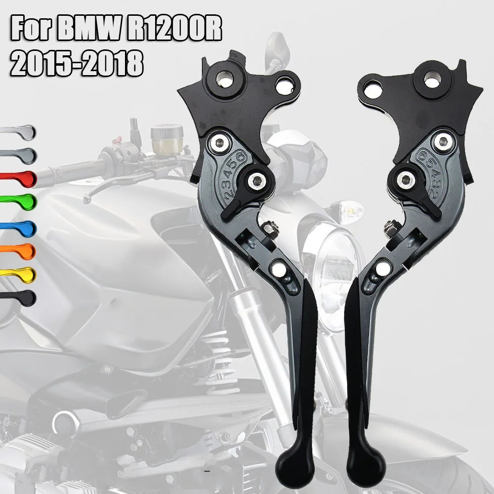 

Motorcycle Brake Clutch Levers For BMW R1200R 2015-2018 CNC Folding Adjustable Retractable Motorcycle Clutch Brake Lever Handles