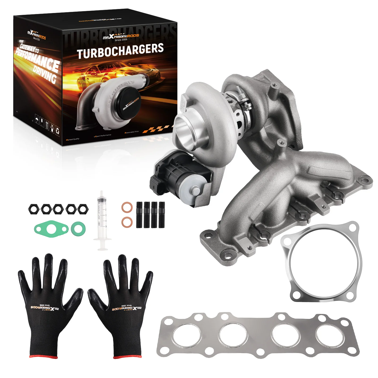 MaXpeedingrods New TD04L6-13WDT-7.0T Turbo for Kia Optima Hyundai Santa Fe Sport 2.0L Theta 2 2016-2019 9012401080 Water+Oil