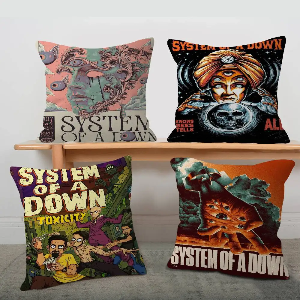 S-System Of A D-Down Band Singe Lucky Dragon pillow cover sofa cushion cover home room decoration children gift