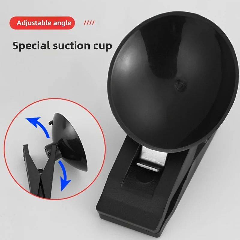 4pcs Car Interior Window Clip Mount Black Suction Cap Clip Plastic Sucker Removable Holder For Sunshade Curtain Towel Ticket view 6