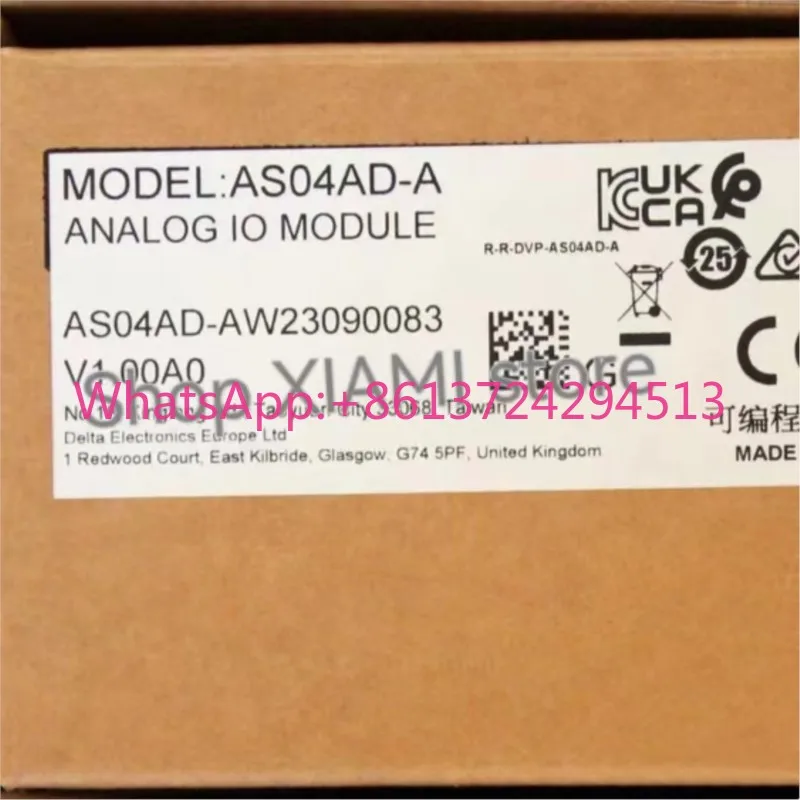 

AS04AD-A AS04RTD-A AS06XA-A AS08AD-A Analog Expansion Module PLC As Series Programmable Controller Unit original
