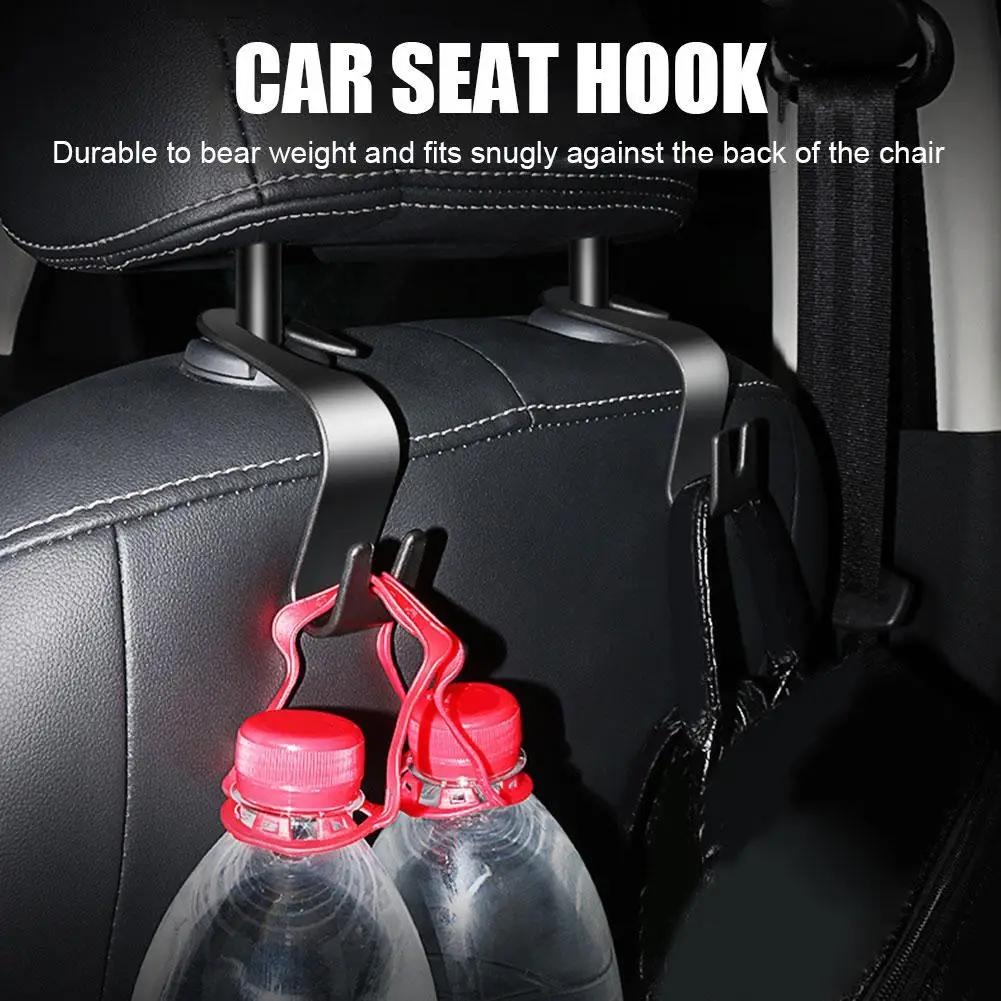 1pair Car Seat Hidden Multifunctional Hook Back Seat Buckle Auto Hook 0-5KG Creative Car Accessories Pendant