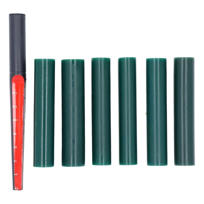 AU67-Rings Wax Tube Set, 6 Sizes Carving Wax Tubes With Cutter Ruler For Jewelry Rings Casting Handicrafts, Jewelry Tools