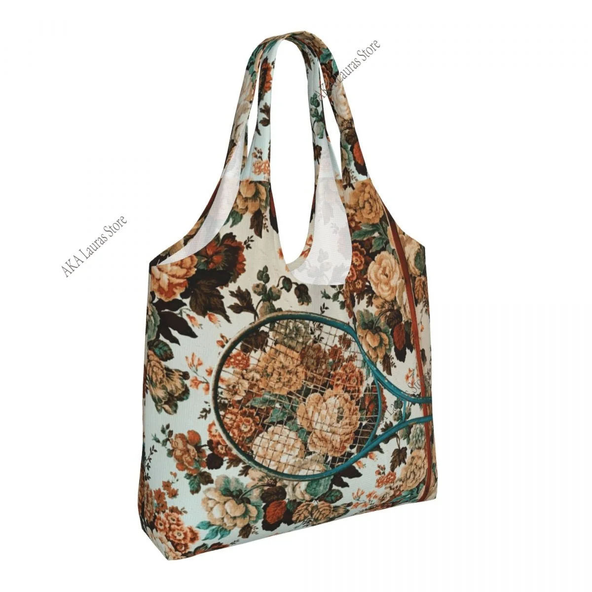 Funny William Morris Compton Floral Art Nouveau Pattern Grocery Shopping Bag Shopper Tote Shoulder Bag Large Handbag