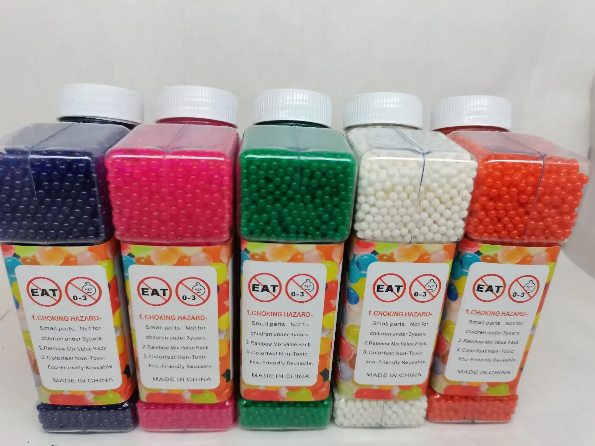 SOTGel Ball 7-8MM Pistola giocattolo Proiettili Accessori Estate Tiro all'aperto Giocare Sport acquatici Gioco Pistola giocattolo con proiettili d'acqua