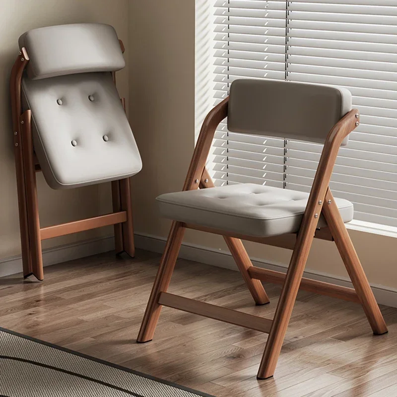 & Folding Dining Chair Light Luxury Stackable Office Chair Computer Desk and Chair Fallow Comfort Home Furniture Cadeira