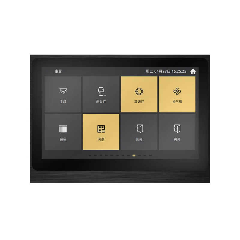3.3-inch smart touch screen, 4-inch, 5-inch, 7-inch, 10.1-inch switch panels