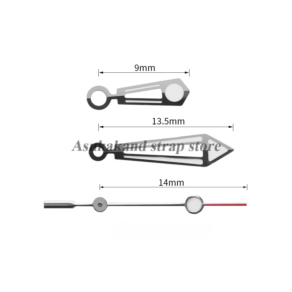 For Omega Seamaster 300 NH35 Movement Pointer Mechanical Watch Modification Diving Luminous Watch Hands Accessories for NH36 image 6