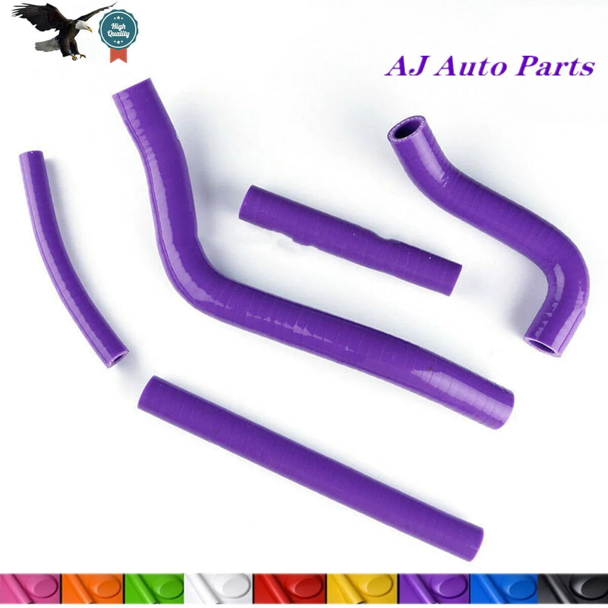 

For SUZUKI RM 250 RM250 1996 1997 1998 1999 2000 Silicone Coolant Radiator Hose （3 -PLY Hose ）