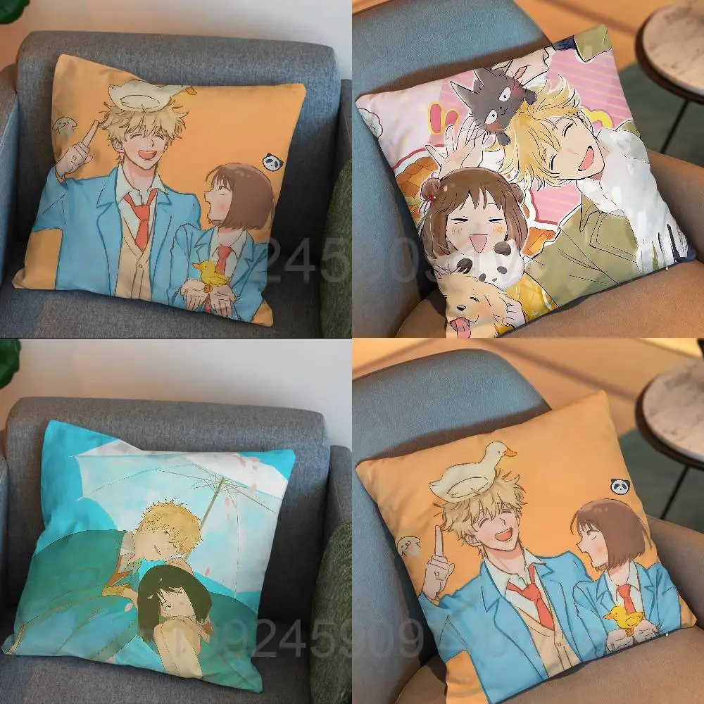 Golden haired youth Skip and Loafer Pillow Case cover Nap Time  Sofa Living home Room Bedroom Backrest Cushion Square cojines