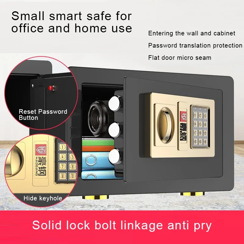 Intelligent Safe Password Key Piggy Bank for Adults, Smart Small Safe Deposit Box for Office and Home Use, Power Bank