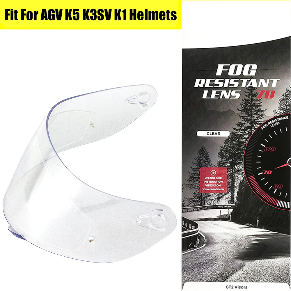 Motorrad Helm Zubehör K5 Motorrad Helm Visier für AGV K5 K3SV K1 Helme Anti Nebel Film Volle Gesicht Anti Nebel Aufkleber