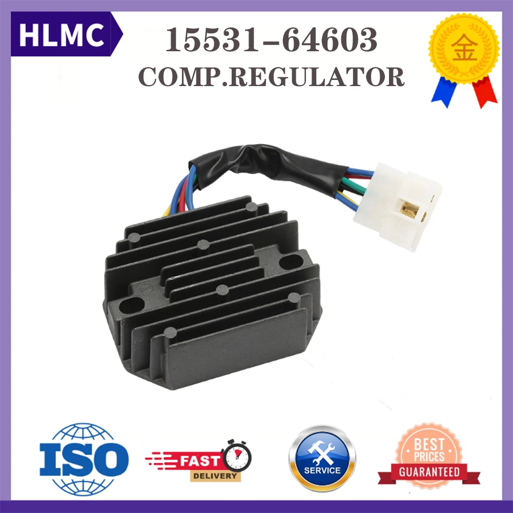 

15531-64603 Voltage Regulator Rectifier for Kubota RP201-53710 UTV RTV500 Equipment fits Kubota Tractor Agricultural Machinery