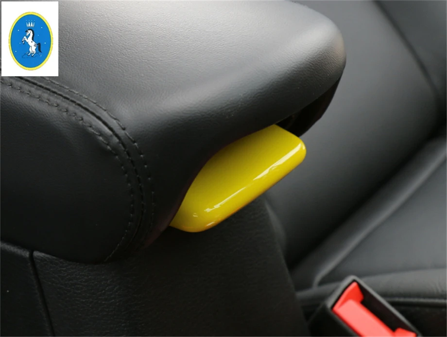 

Yimaautotrims Auto Accessory Car Armrest Storage Box Button Switch Frame Cover Trim Fit For Jeep Renegade 2015 - 2020 ABS