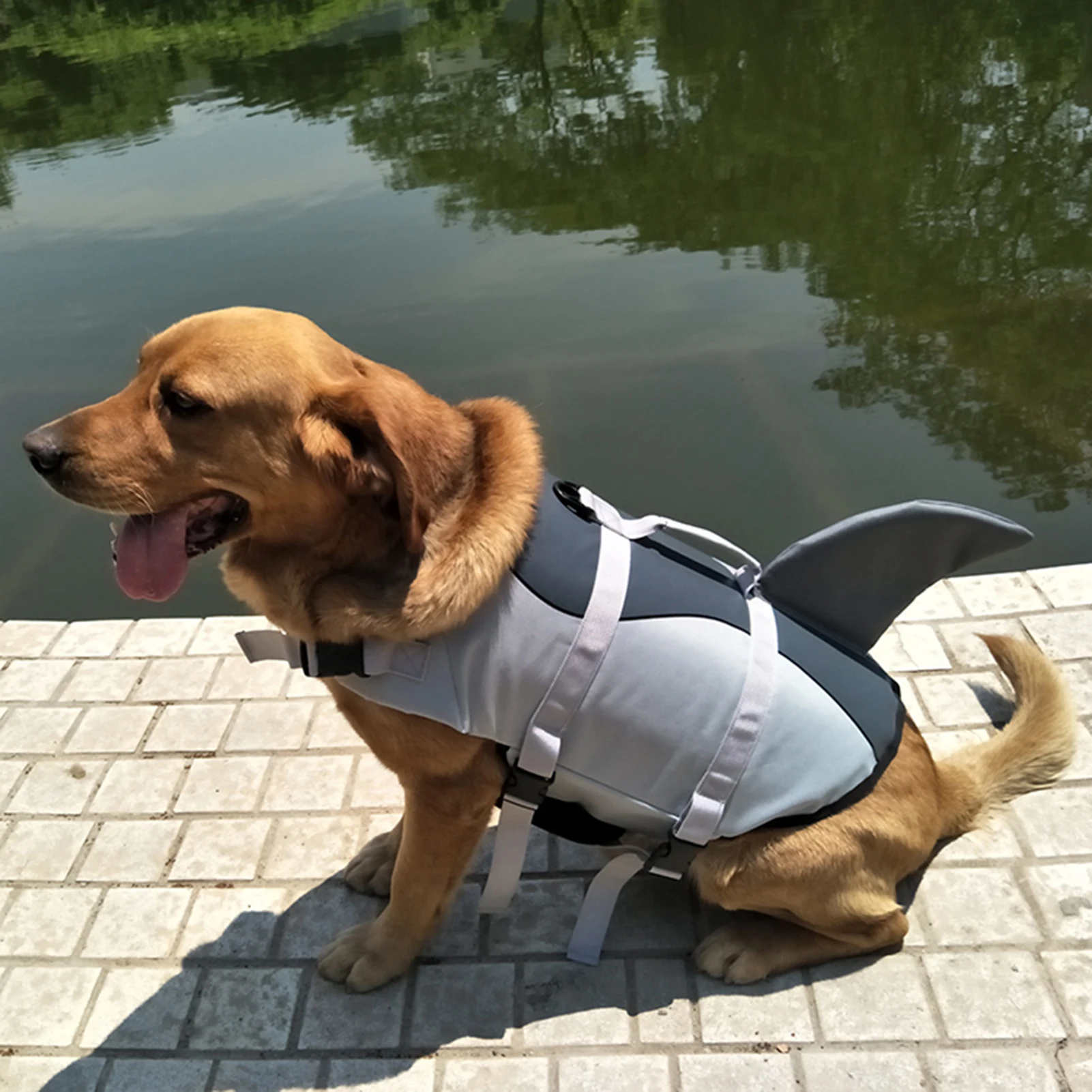 Dog Life Jacket Pet  Swimsuit Vest Pet  Wear Dog Swimsuit Preserver for Water  Device At The Pool Beach Boating