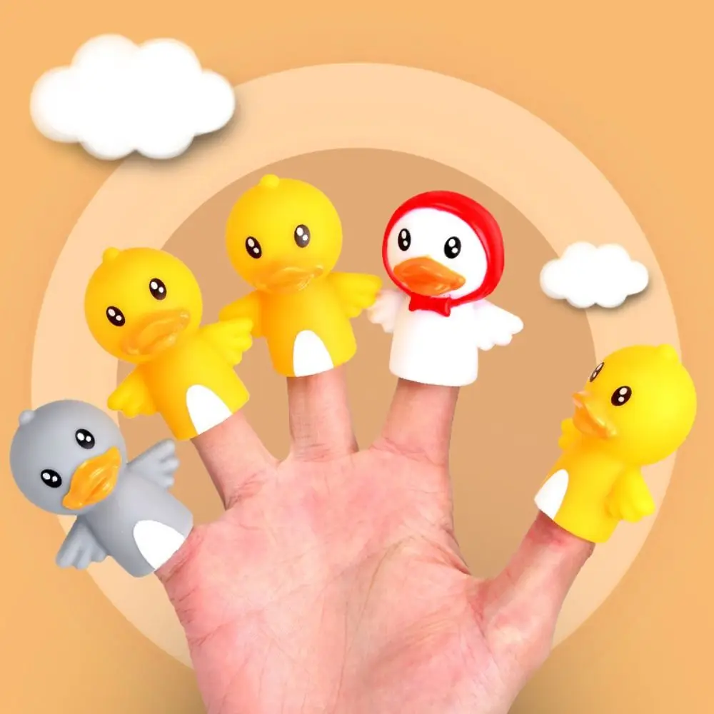 สีสันมินิหุ่นมือสัตว์ของเล่นเพื่อการศึกษาความปลอดภัยตุ๊กตาหุ่นนิ้วมือชุดของเล่น Sensory ของเล่นครอบครัวไดโนเสาร์หุ่นนิ้วมือ