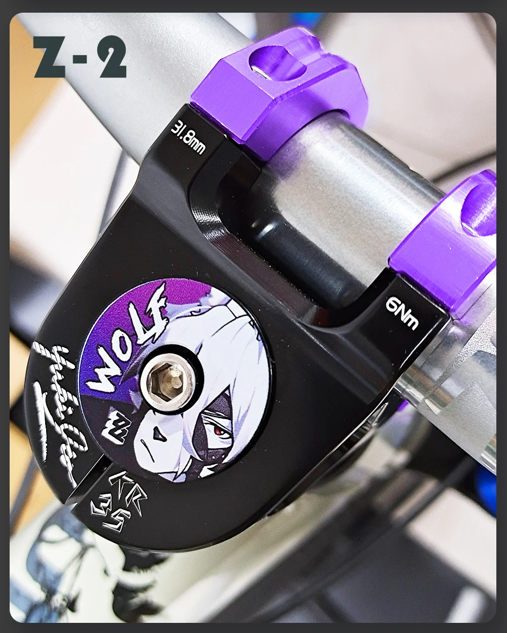 KRSEC ZZZ Headset-Topcap aus Aluminiumlegierung für Fahrräder, kompatibel mit allen Rennrad- und MTB-Vorbautypen mit 1-1/8 Zoll Gabelschaft – Detail 9