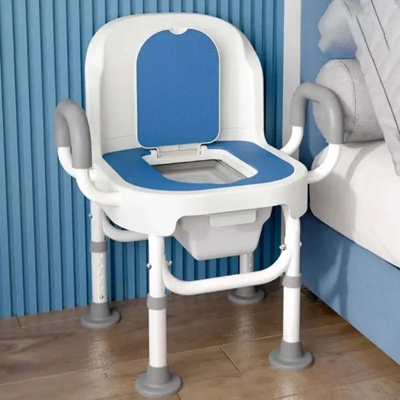 

Toilet Chair Elderly Non Slip Pregnant Women Bedroom Toilet Portable Mobile Stool Bathroom Shower Seat Banquito Chaise Pliable