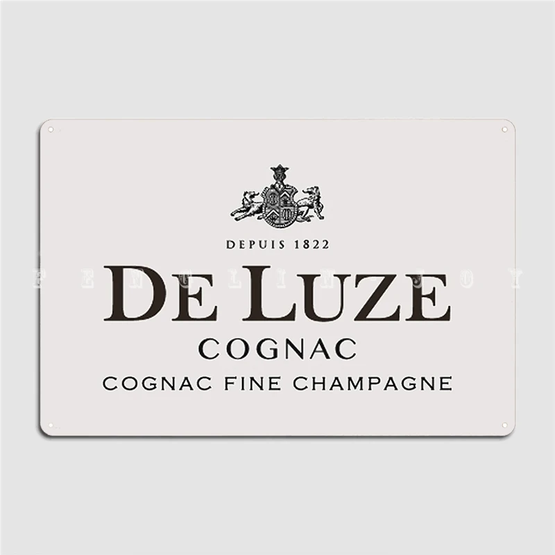 Vintage Liquor De Luze Metal Plaque Poster Club Party Decoration Party Plates Tin Sign Posters