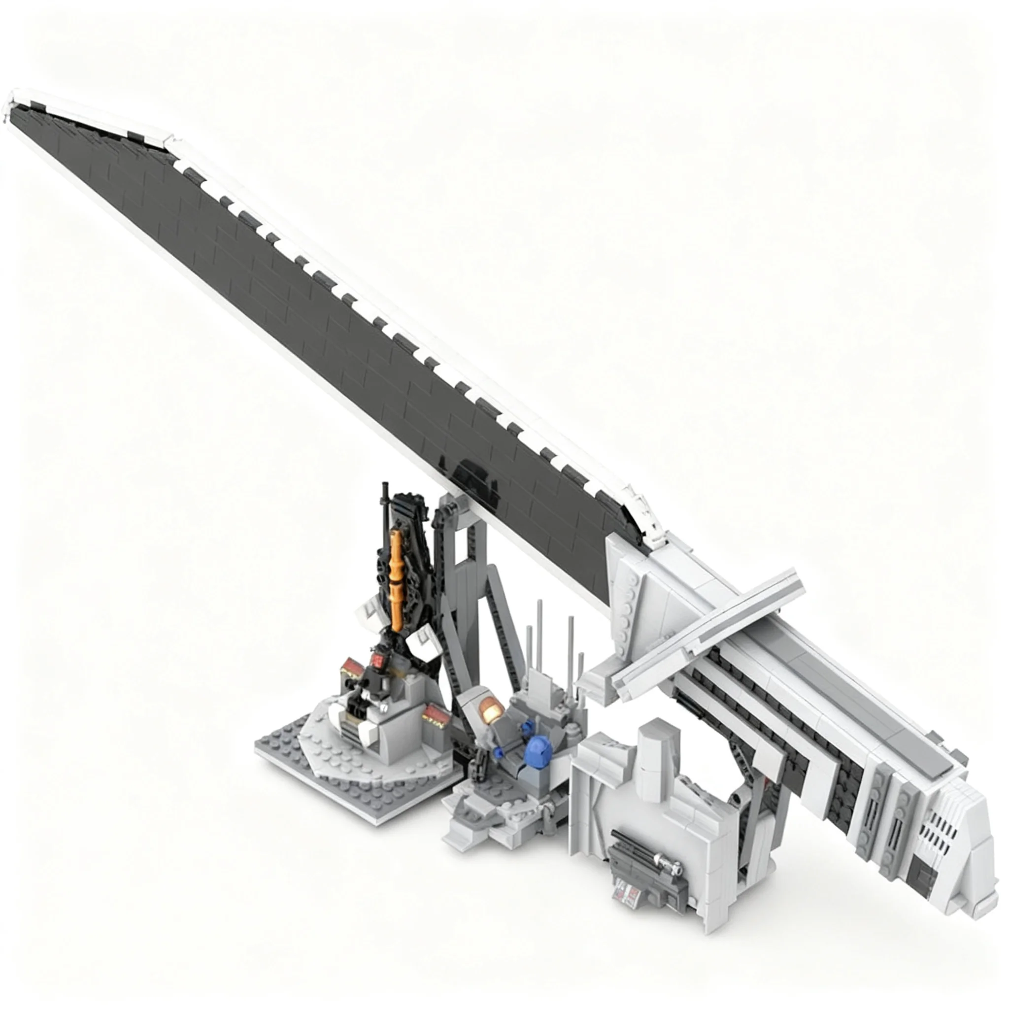 234pcs MOC Star Battle UCS MOD The Smart Dark Saber Leaders Model Toy Building Blocks Construction Christmas Gifts Brick Idea