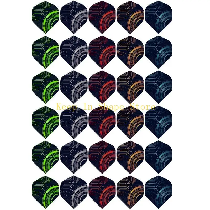 U1JC Durable Replacement Tail Wing Accessories for Soft Tip Darts