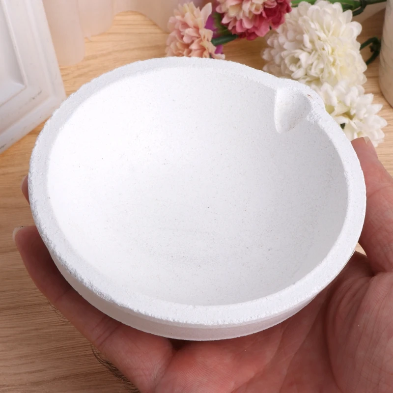 1000 Grams Ceramic Melting Crucibles Bowls for Silver and Gold Melting Jewelry Equipment