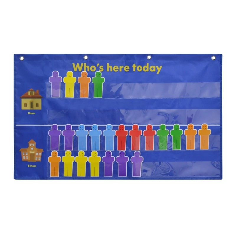 

Durable Classroom Management Pocket Chart,Classroom Attendance Chart