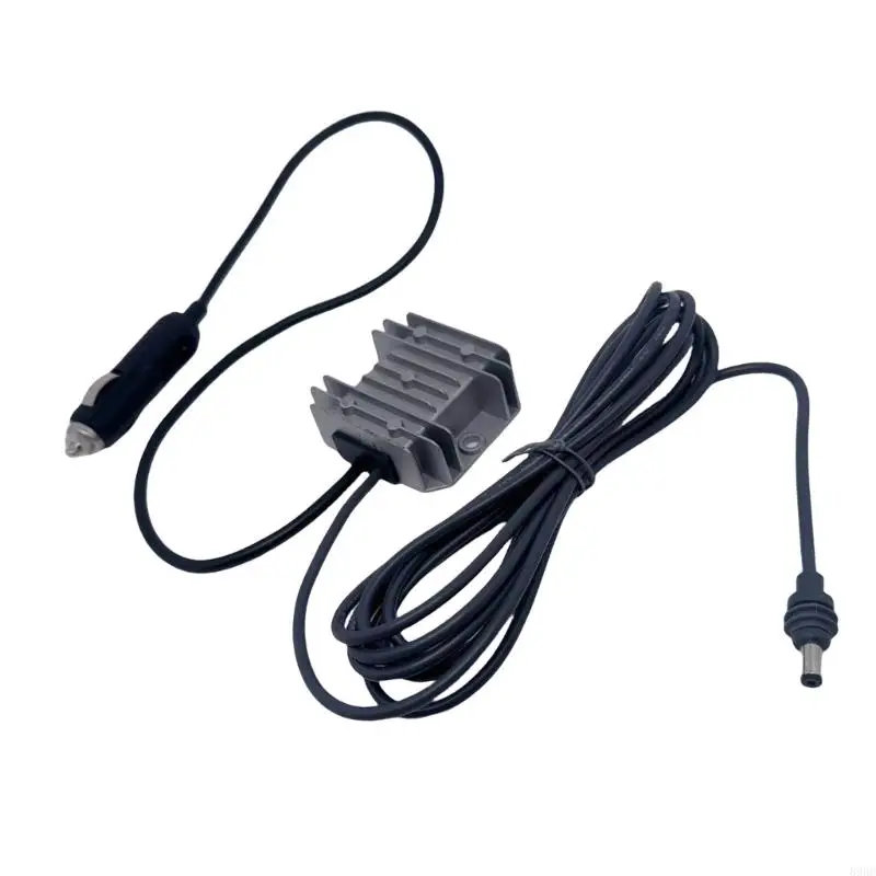 30V 2A 60W Cable, 12V Vehicle Outlet Input to Round Tip Output, 3.5 m 18 Wire Power Cord for Daily Mobile Equipment 896C
