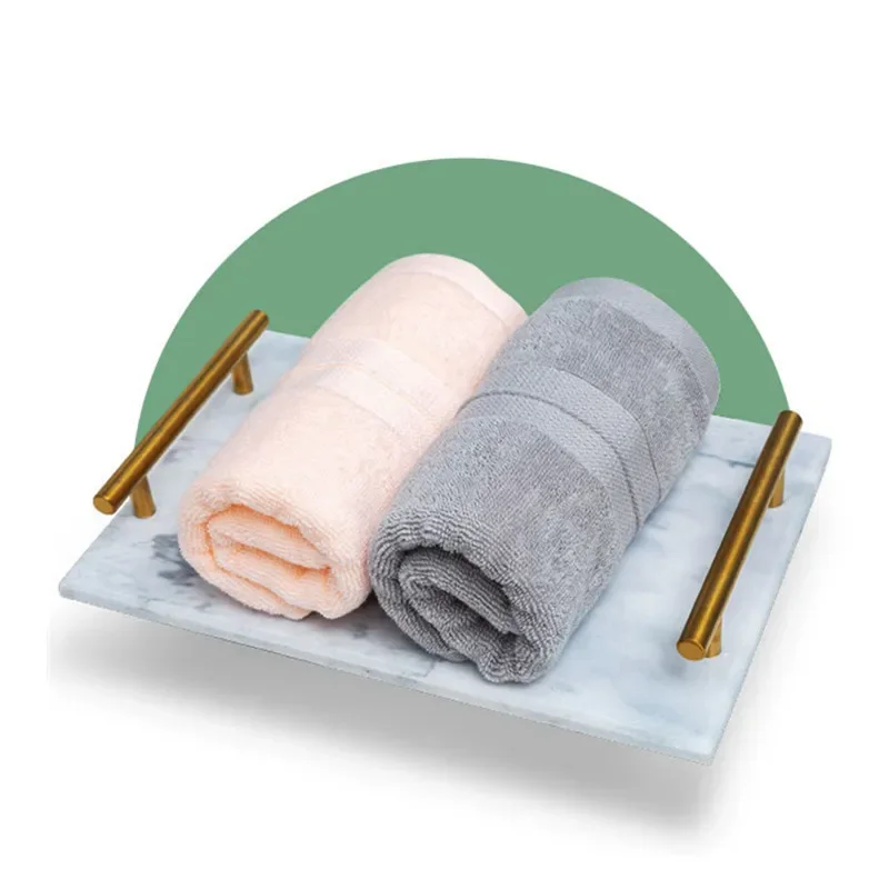 1Pc 33x72cm 100% Cotton Simple Solid Color Home Soft Absorbent Bathroom Adult Hand Towel