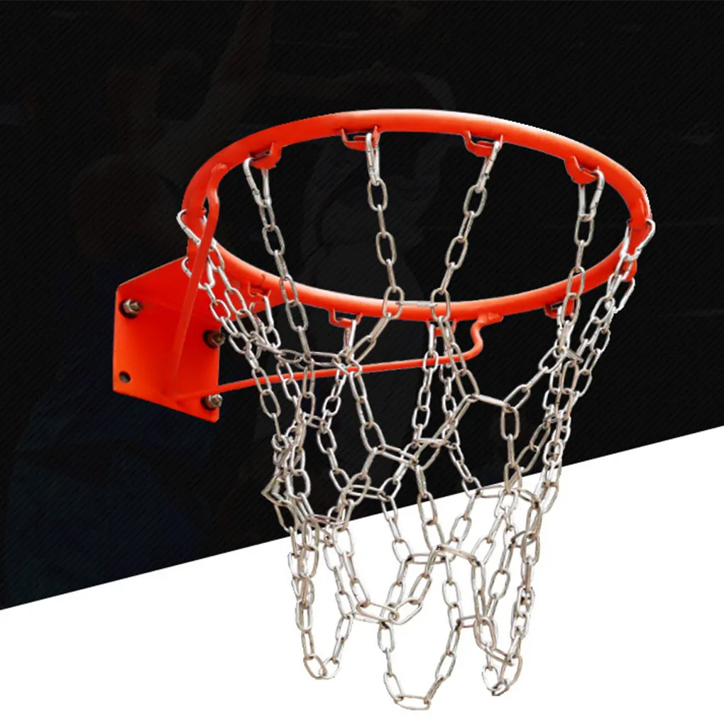 Red Stainless Steel Basketball Net Suitable For All Levels Of Players Sturdy And Durable