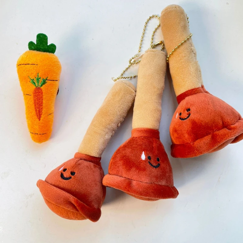 플러시 토이 가죽 핸들 펜던트 귀여운 플러시 키체인 화장실 핸들 가방 특색 있는 펜던트 장식 플러시 걸이 장식 선물