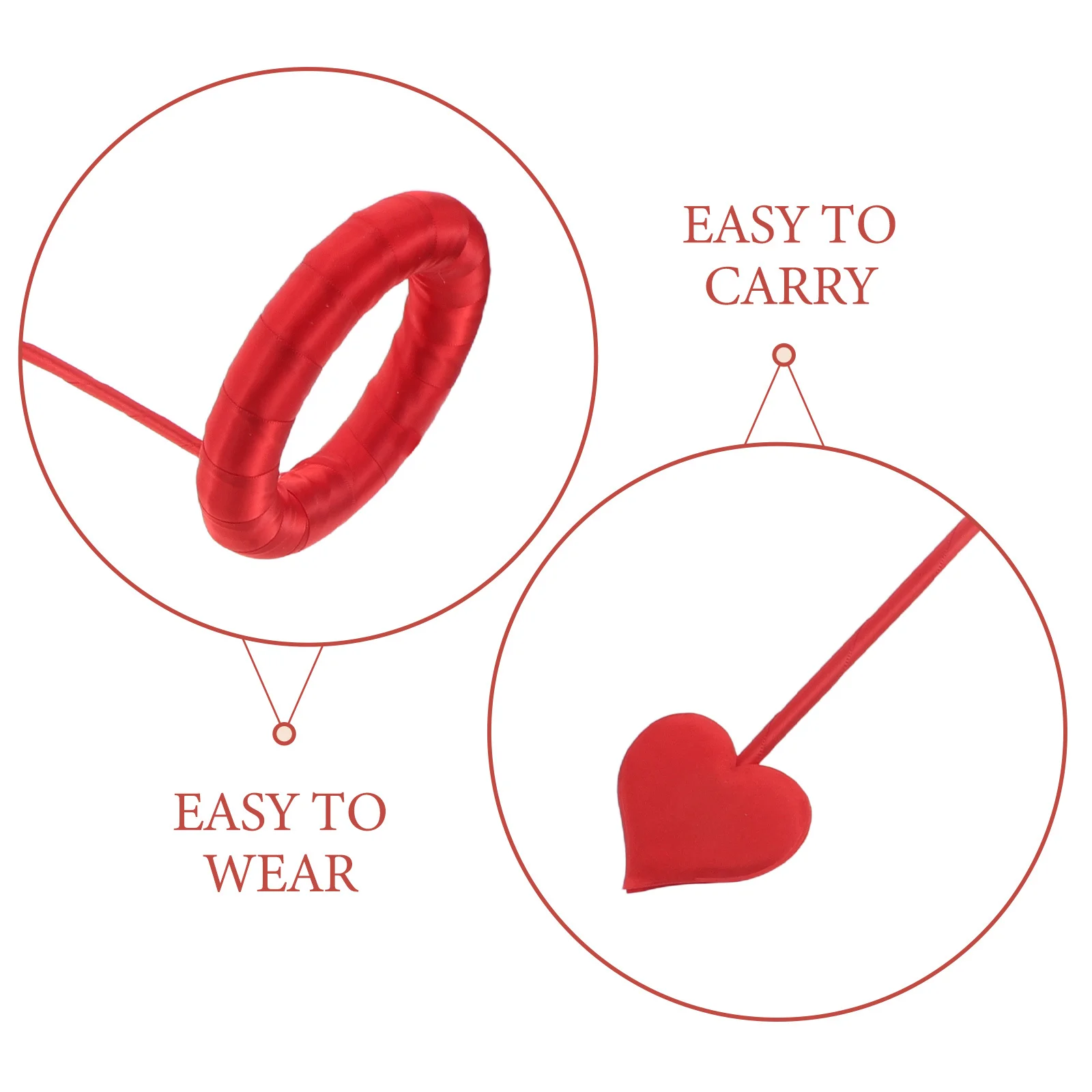 1-set rode cupido boog pijl hoofdband Valentijnsdag kostuum accessoire voor vrouwen feest bruiloft cosplay decoratieve hoofddeksels