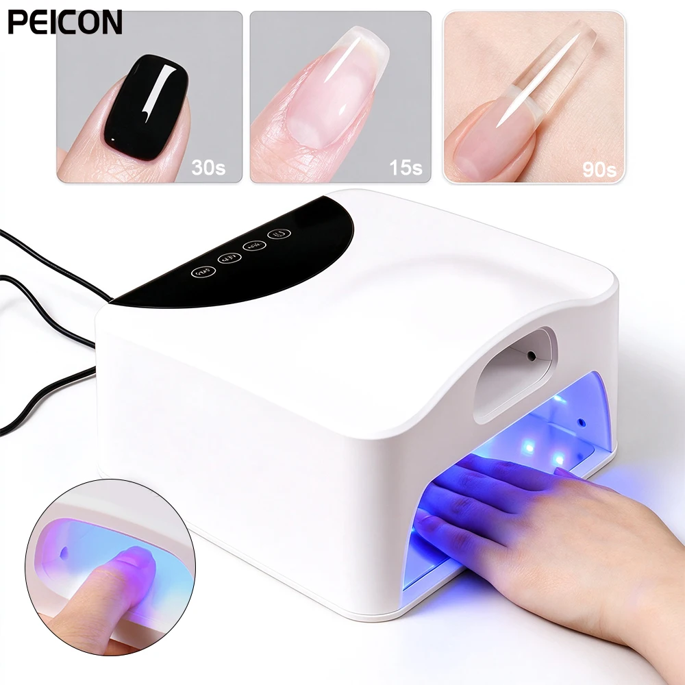 uv-led-nail-lamp-dual-ports-nail-dryer-led-gel-polish-curing-light-infrared-auto-sensor-touch-screen-manicure-pedicure-lamp