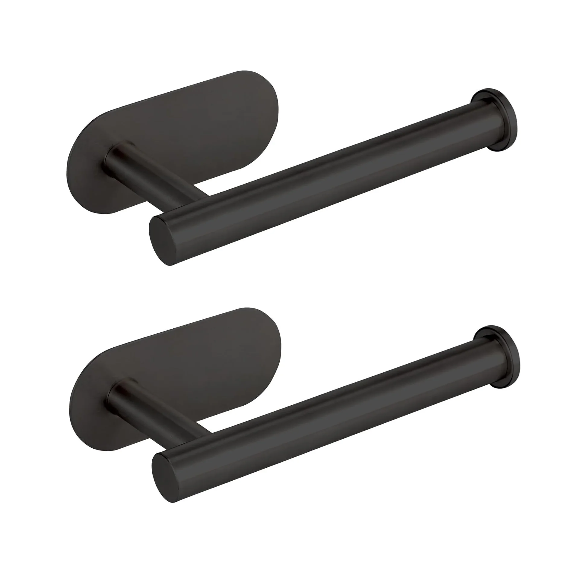 

Универсальный черный держатель для туалетной бумаги Держатель для туалетной бумаги из нержавеющей стали без сверления для ванной комнаты, держатели для рулонов салфеток